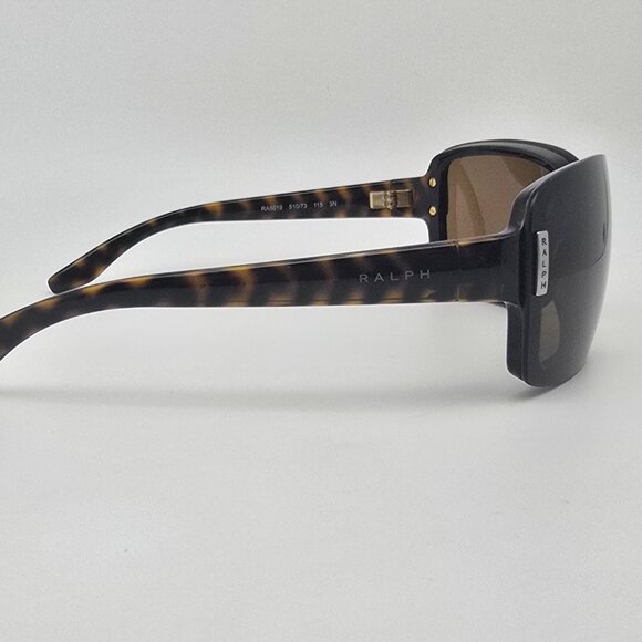 Ralph Lauren RA5019 510/73 Dark Tortoise Frame Brown Lens Shield Sunglasses main image 11